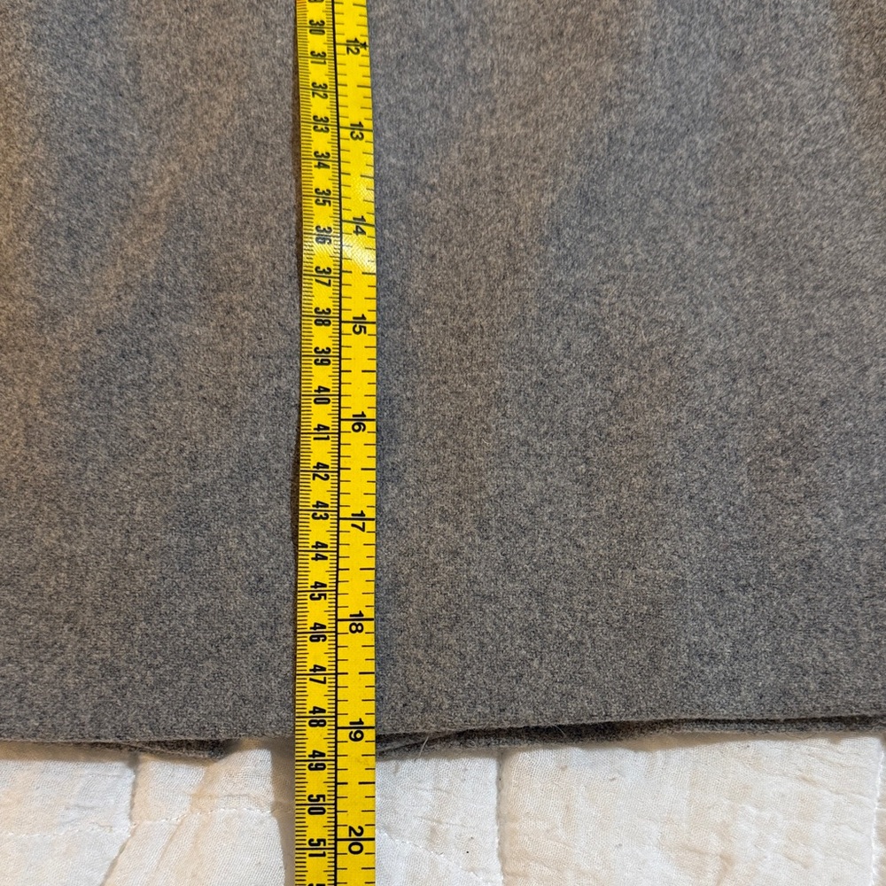J Crew The Pencil Skirt Grey Wool Women's Skirt Size 0 - Picture 6 of 6